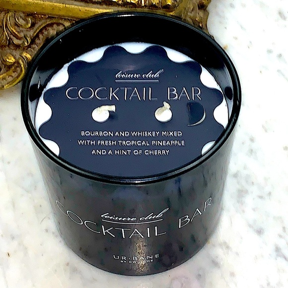 DW HOME CANDLE COCKTAIL BAR-BOURBON WHISKY 2 WICK NEW UR.BANE - Picture 2 of 4